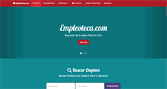 Desktop Screenshot of empleoteca.com